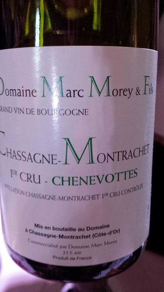 Domaine Marc Morey & Fils 2012 – Chassage-Montrachet 1er Cru Chenevottes
