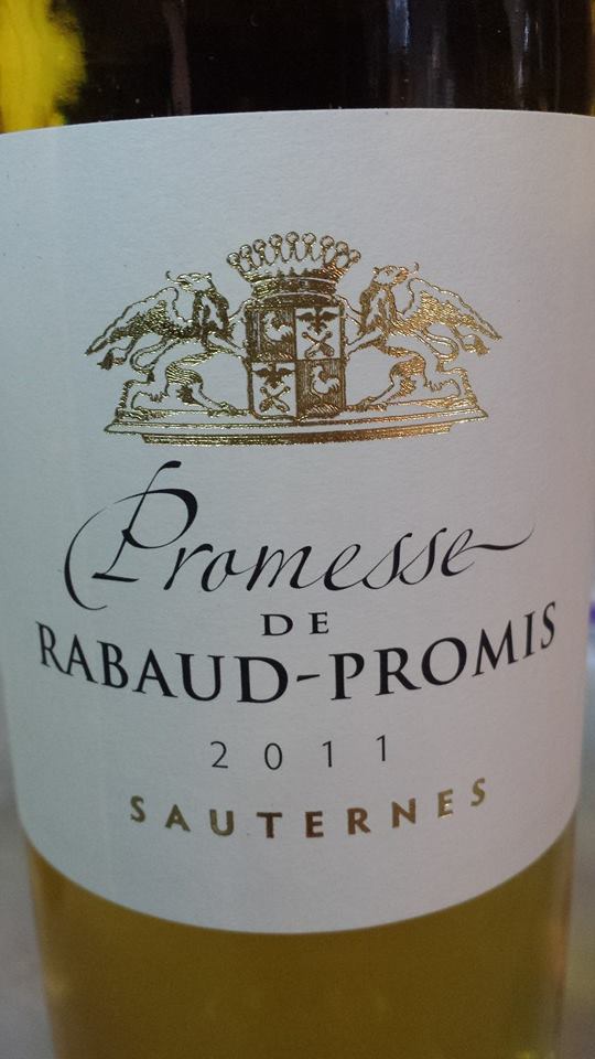 Promesse de Rabaud-Promis 2011 – Sauternes