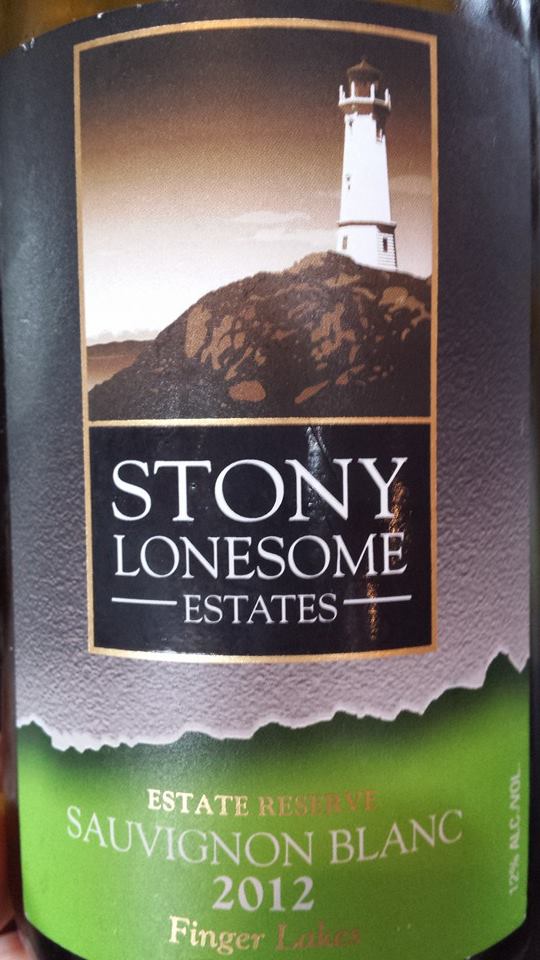 Stony Lonesome Estates – Sauvignon Blanc 2012 Estate Reserve – Finger Lakes