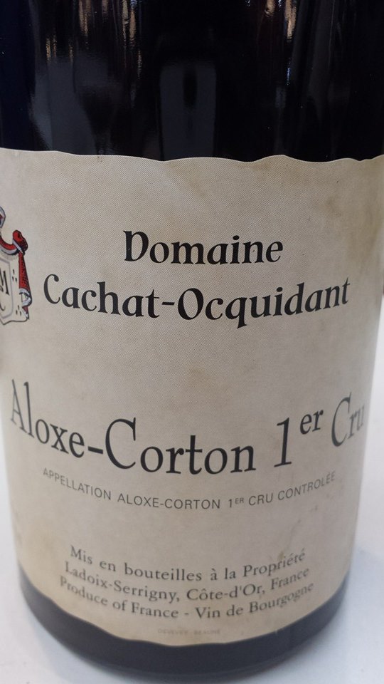 Domaine Cachat-Ocquidant 2013 – Aloxe-Corton 1er Cru