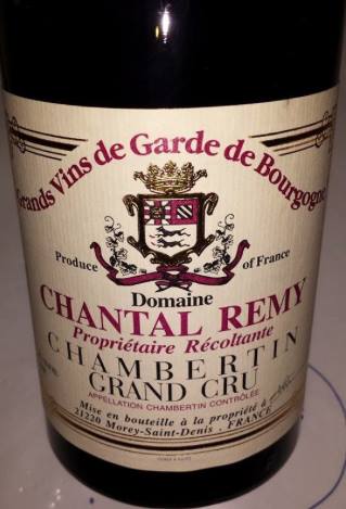 Domaine Chantal Remy 2013 – Chambertin – Grand Cru