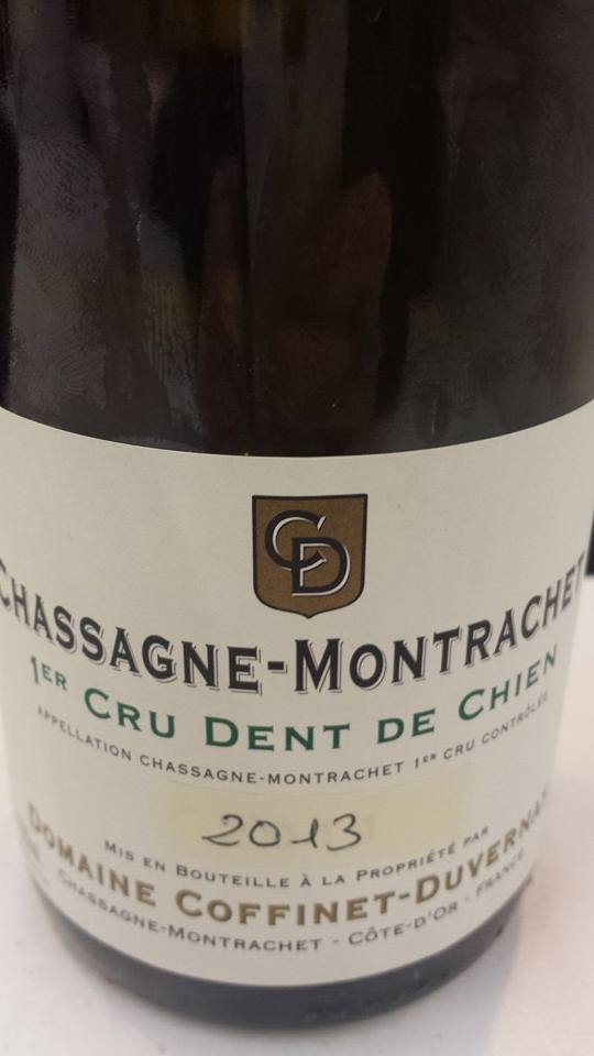 Domaine Coffinet-Duvernay – Dent de Chien 2013 – Chassagne-Montrachet 1er Cru