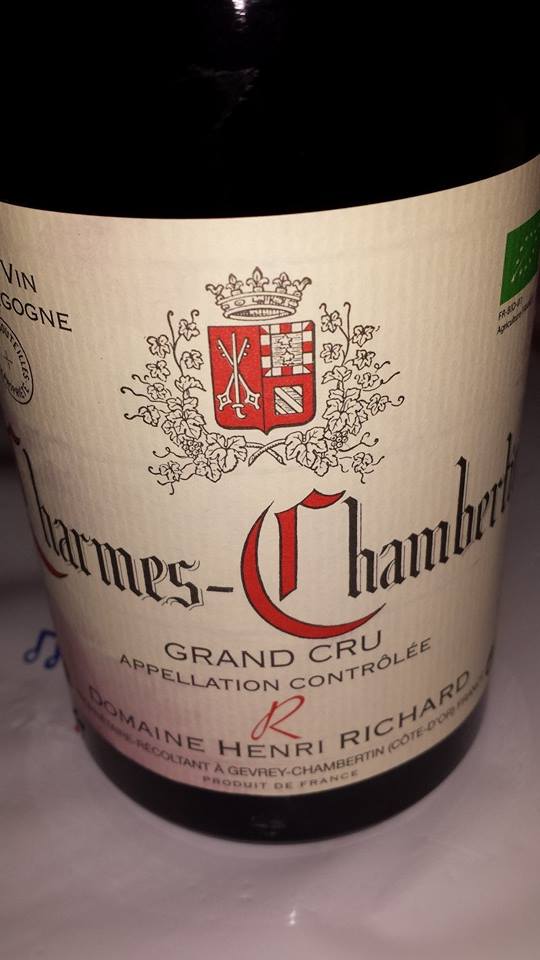 Domaine Henri Richard 2013 – Charmes-Chambertin – Grand Cru
