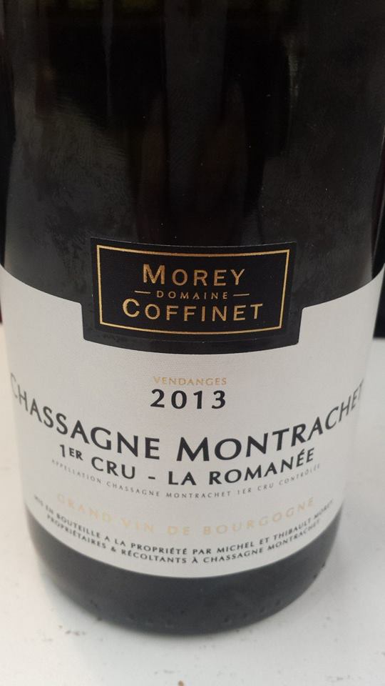 Domaine Morey Coffinet – La Romanée 2013 – Chassagne-Montrachet 1er Cru