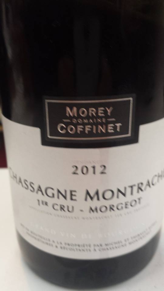 Domaine Morey Coffinet – Morgeot 2012 – Chassagne-Montrachet 1er Cru