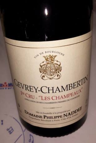 Domaine Philippe Naddef 2013 – Gevrey-Chambertin – 1er Cru Les Champeaux