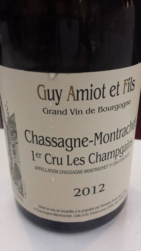 Guy Amiot & Fils – Les Champgains 2012 – Chassagne-Montrachet 1er Cru
