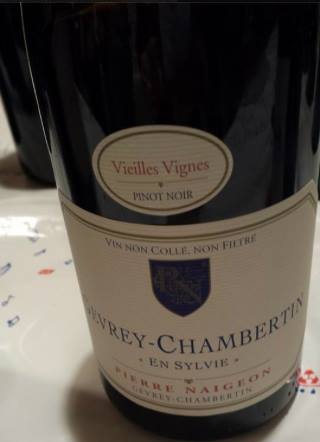 Pierre Naigeon – En Sylvie 2013 – Vieilles Vignes – Gevrey-Chambertin