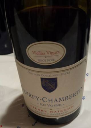 Pierre Naigeon – En Vosne 2013 – Vieilles Vignes – Gevrey-Chambertin