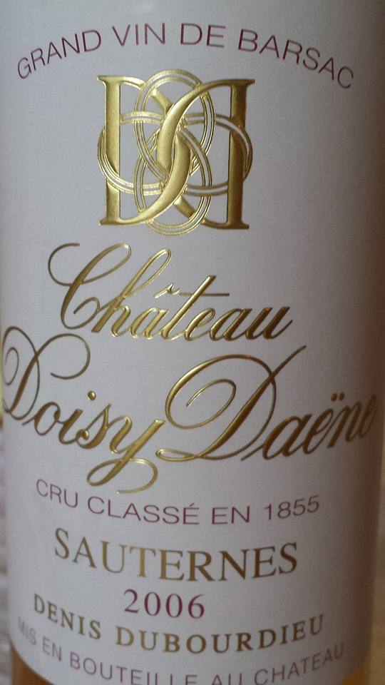 Château Doisy Daëne 2006 – 2nd Grand Cru Classé Sauternes-Barsac