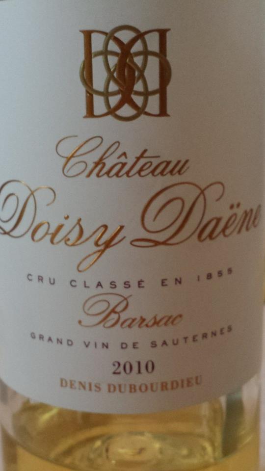 Château Doisy Daëne 2010 – 2nd Grand Cru Classé à Barsac