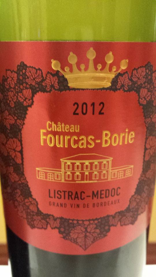 Château Fourcas-Borie 2012 – Listrac-Médoc