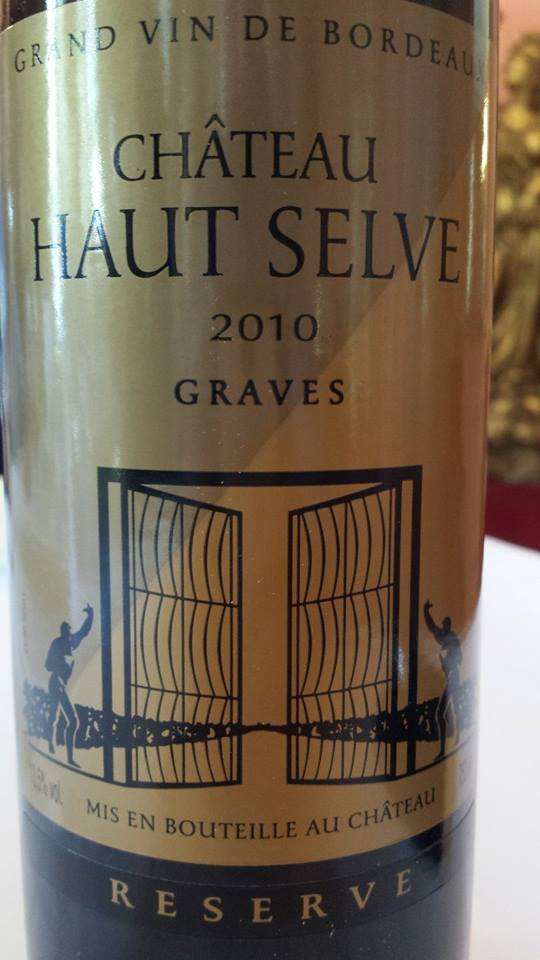 Château Haut-Selve 2010 Reserve – Graves