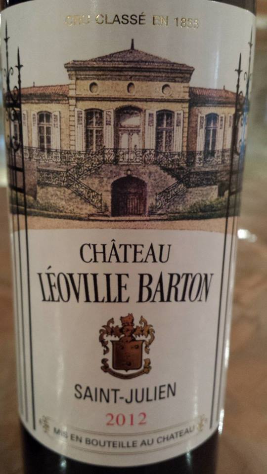 Château Leoville Barton 2012 – Saint-Julien – 2ème Grand Cru Classé