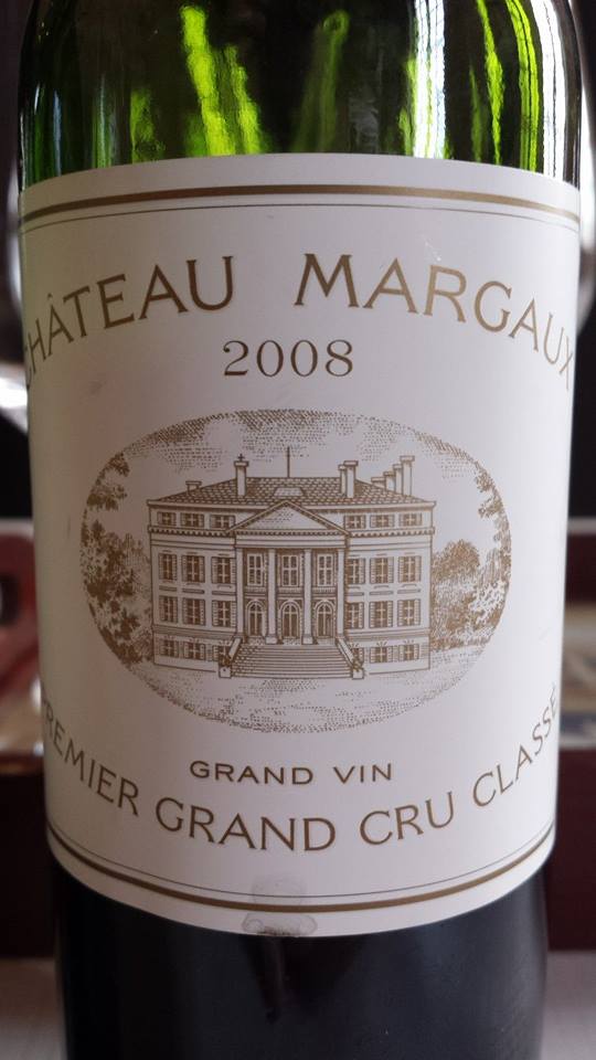 Château Margaux 2008 – 1ère Grand Cru Classe à Margaux