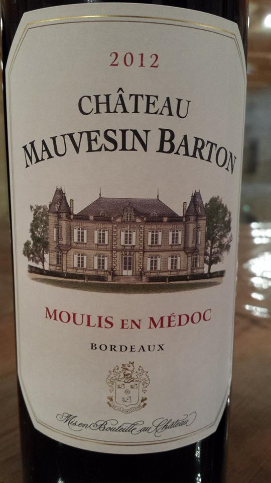 Château Mauvesin Barton 2012 – Moulis en Médoc