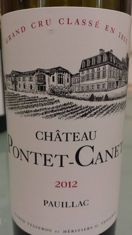 Château Pontet-Canet 2012 – Pauillac – 5ème Grand Cru Classé