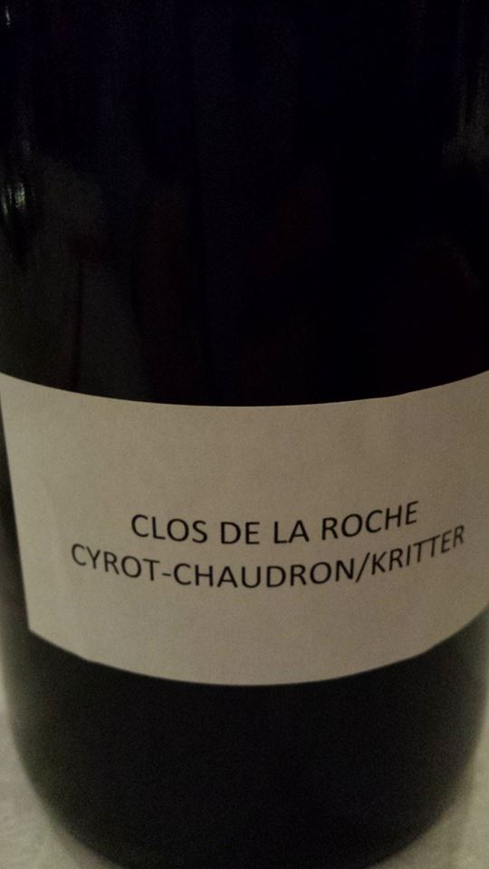Domaine des Hospices de Beaune – Cyrot-Chaudron 2013 – Clos de la Roche Grand Cru