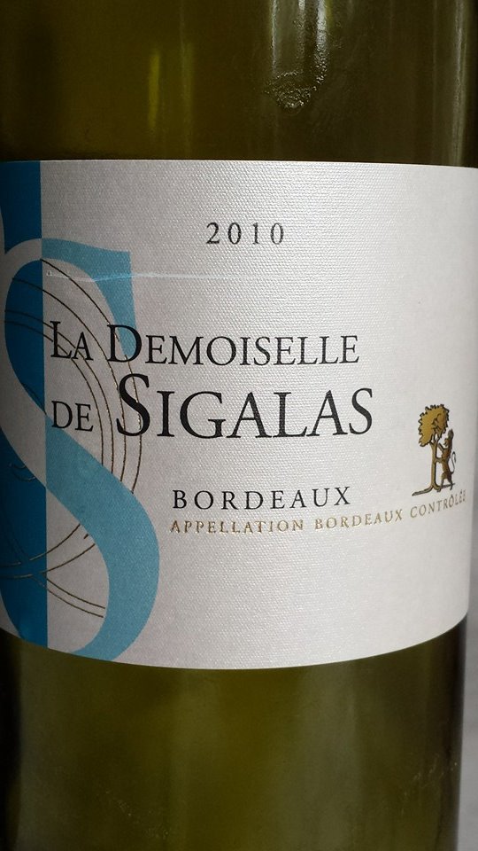 La Demoiselle de Sigalas 2010 – Bordeaux
