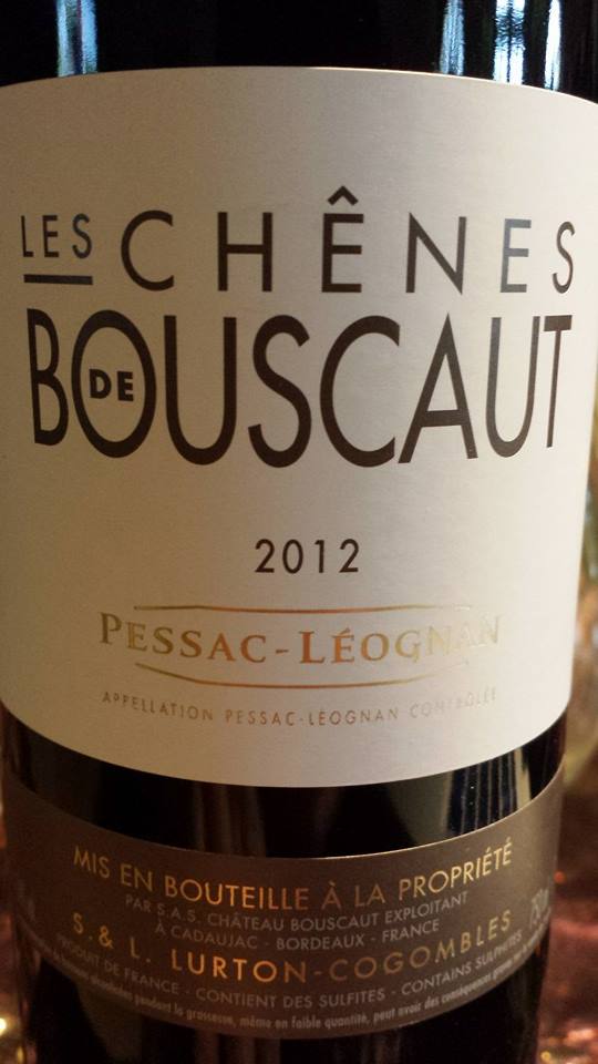 Les Chênes de Bouscaut 2012 – Pessac-Léognan