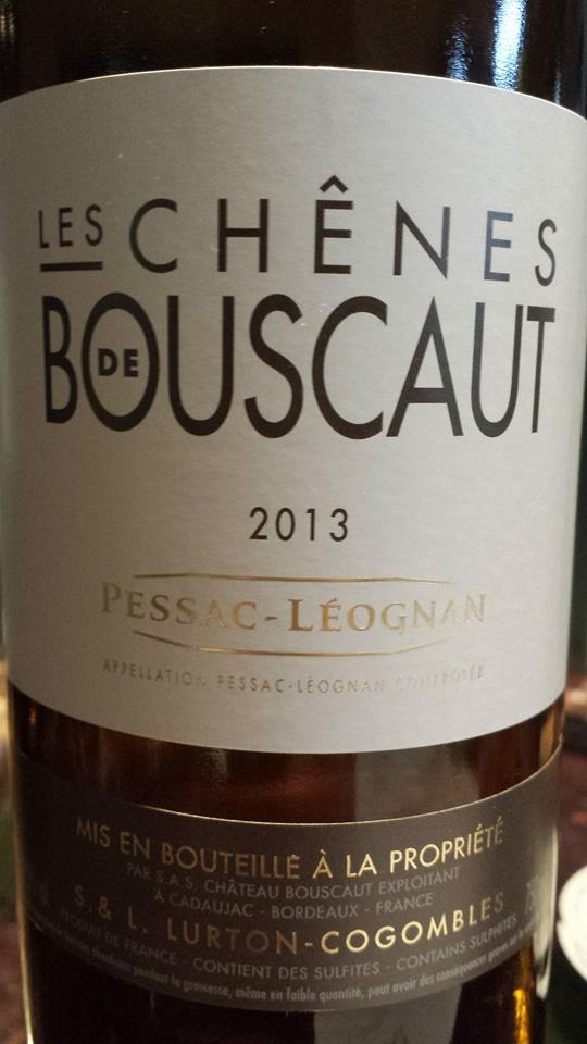 Les Chênes de Bouscaut 2013 – Pessac-Léognan