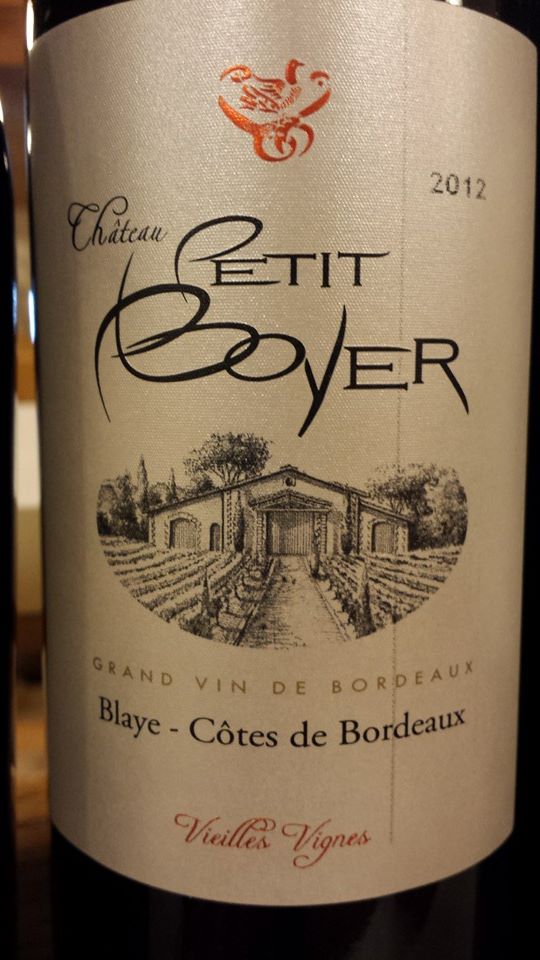 Château Petit Boyer 2012 – Vieilles Vignes – Blaye Côtes-de-Bordeaux