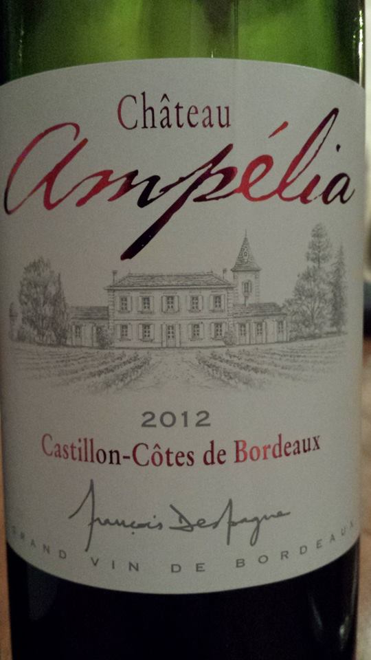 Château Ampélia 2012 – Castillon-Côtes de Bordeaux