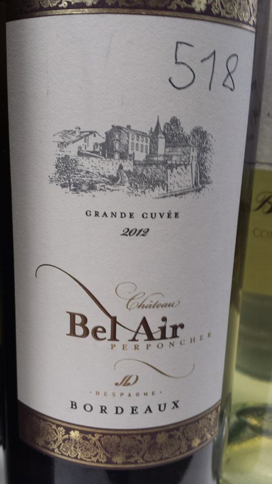 Château Bel Air 2012 – Bordeaux