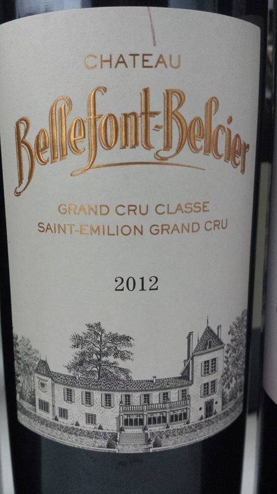 Château Bellefont-Belcier 2012 – Saint-Emilion Grand Cru Classé