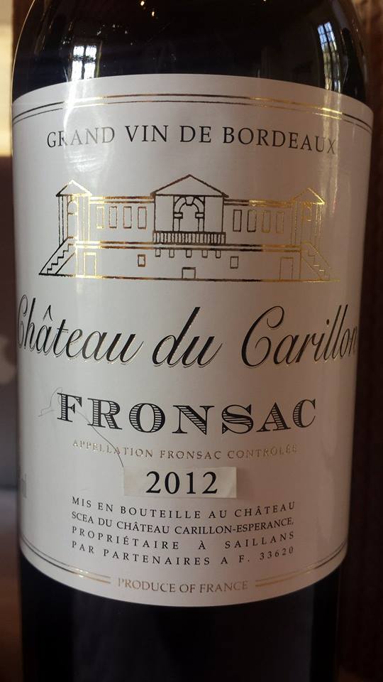 Château Carillon 2012 – Fronsac
