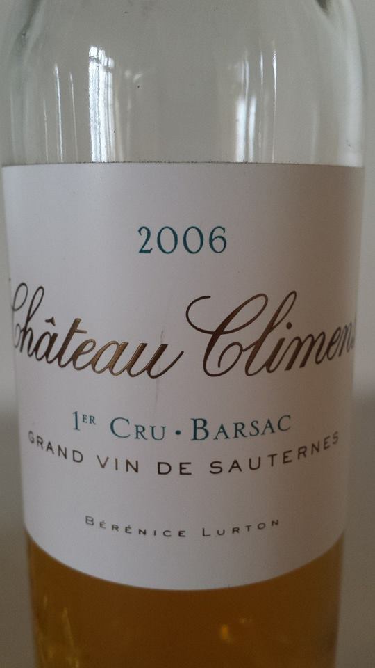 Château Climens 2006 – Barsac – 1er Grand Cru Classé