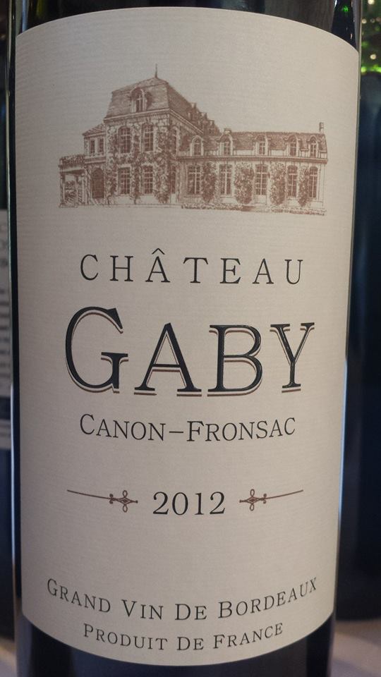 Château Gaby 2012 – Canon-Fronsac