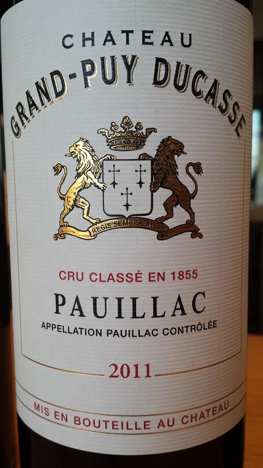 Château Grand Puy Ducasse 2011 – Pauillac – 5ème Cru Classé