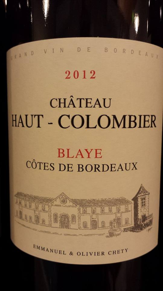 Château Haut Colombier 2012 – Blaye Côtes-de-Bordeaux