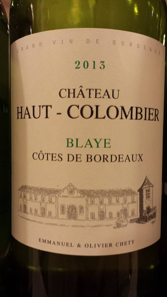Château Haut Colombier 2013 – Blaye Côtes-de-Bordeaux