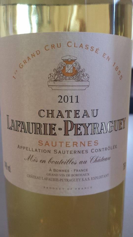 Château Lafaurie-Peyraguey 2011 – 1er Grand Cru Classé de Sauternes