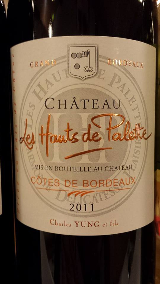 Château Les Hauts de Palette 2011 – Côtes de Bordeaux