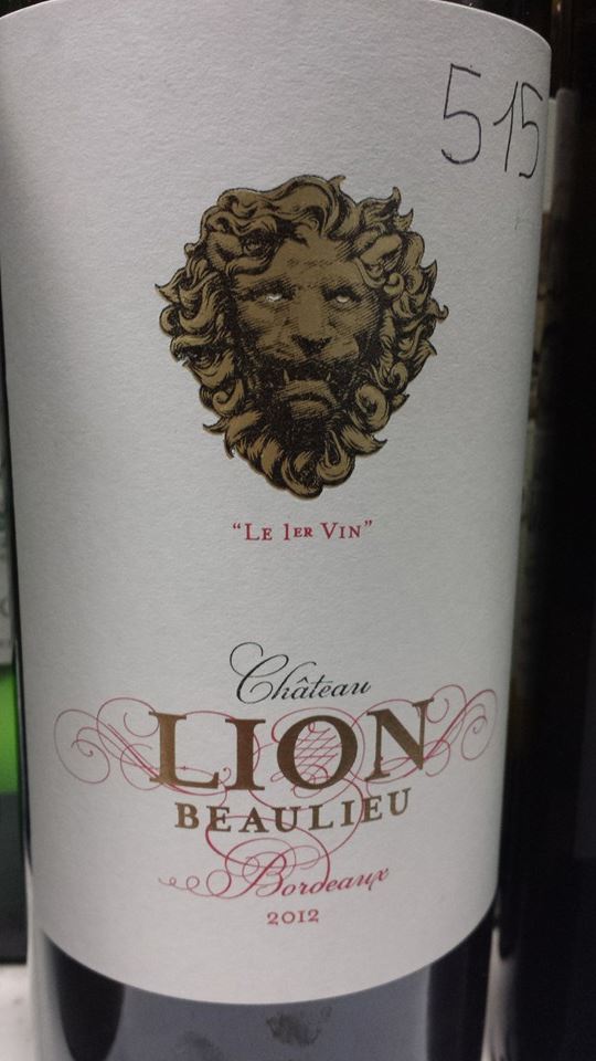 Château Lion Beaulieu 2012 – Bordeaux