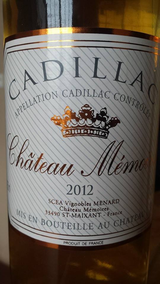 Château Mémoires 2012 – Cadillac