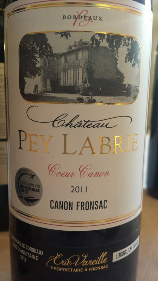 Château Pey Labrie 2011 – Canon-Fronsac