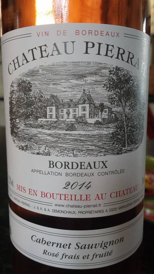 Château Pierrail 2014 – Bordeaux Rosé