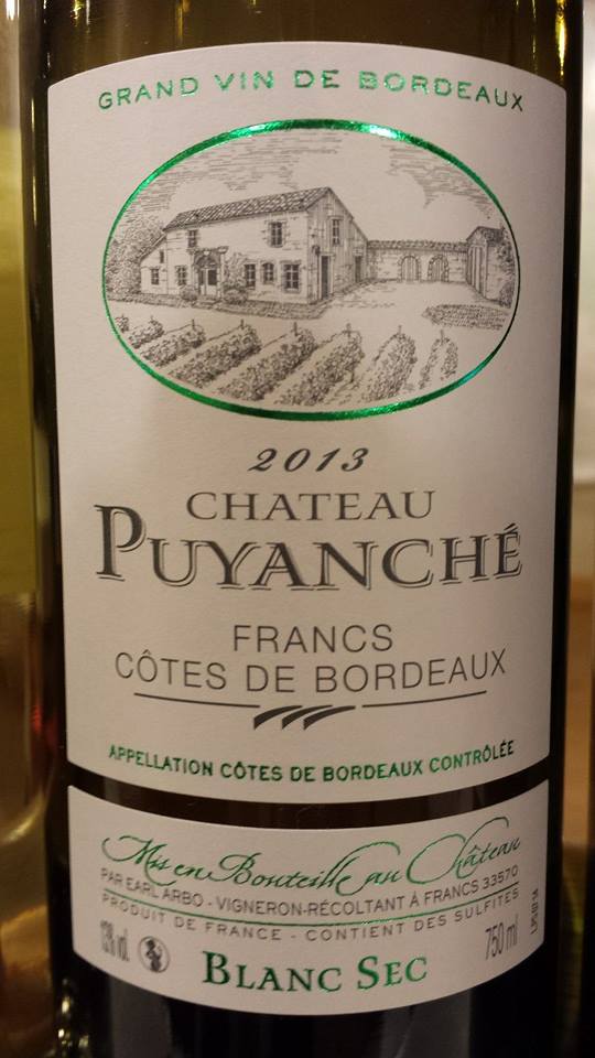 Château Puyanché 2013 – Francs Côtes-de-Bordeaux