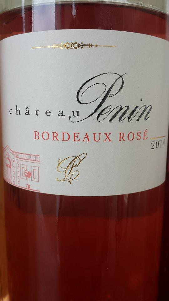 Château Pénin – Cabernet 2014 – Bordeaux Rosé