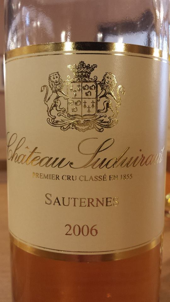 Château Suduiraut 2006 – 1er Cru Classé à Sauternes