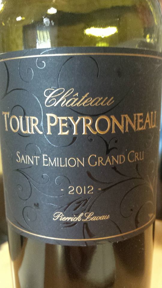 Château Tour Peyronneau 2012 – Cuvée Pierrick Lavau – Saint-Emilion Grand Cru