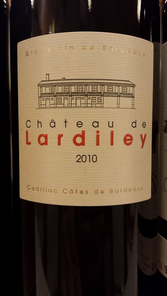 Château de Lardiley 2010 – Cadillac Côtes-de-Bordeaux
