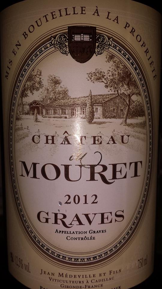 Château du Mouret 2012 – Graves