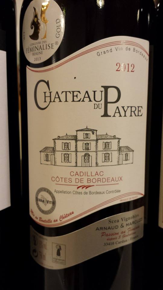 Château du Payre 2012 – Cadillac Côtes-de-Bordeaux