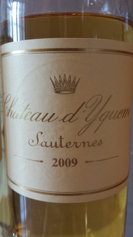 Château d’Yquem 2009 – Sauternes – 1er Grand Cru Classé Supérieur