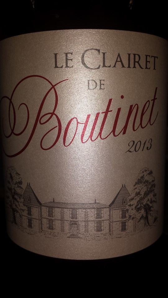 Le Clairet de Boutinet 2013 – Bordeaux Clairet